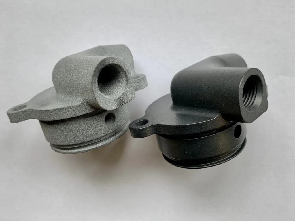 Gasket sealing between two mating surfaces showing proper compression and contact