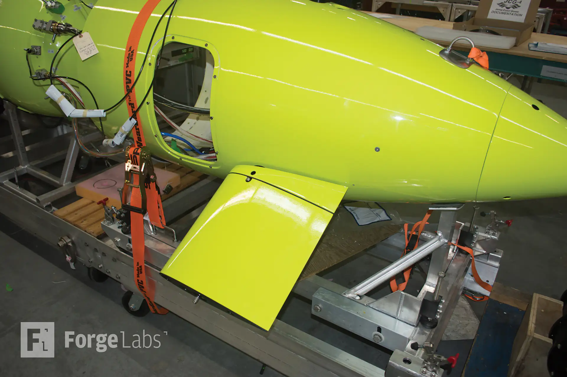 3D printed plane extensions and fins for Explorer-Class AUV