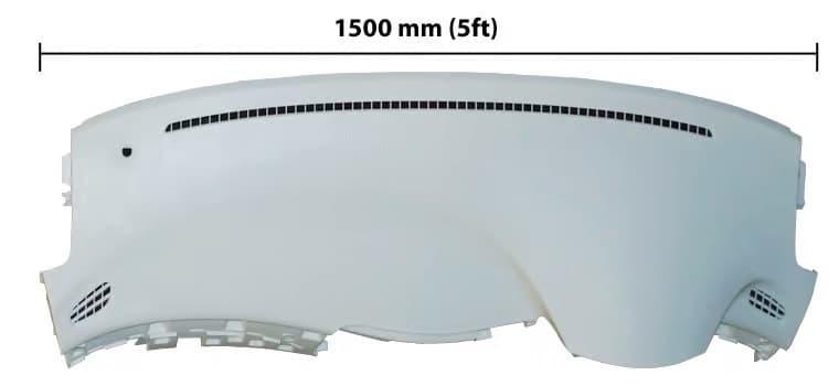 Automotive dashboard prototype printed as single piece on 3D Systems ProX950