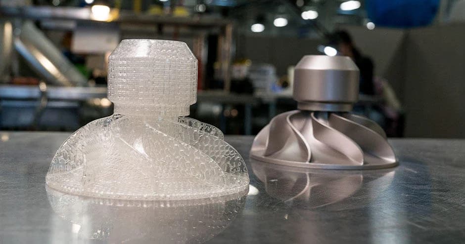 Precision metal component produced through investment casting using 3D printed master pattern