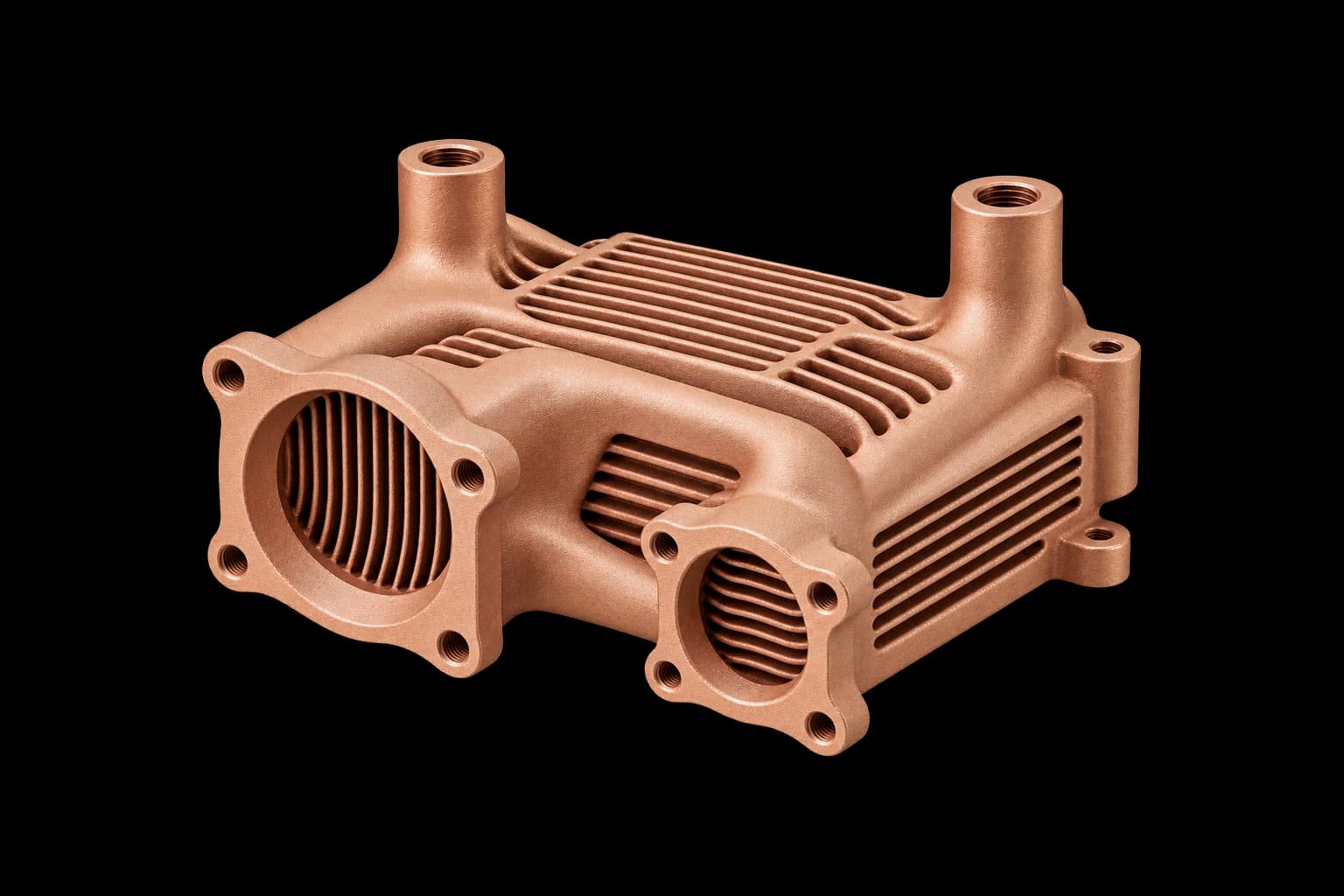 Copper CuCrZr 3D printed part example