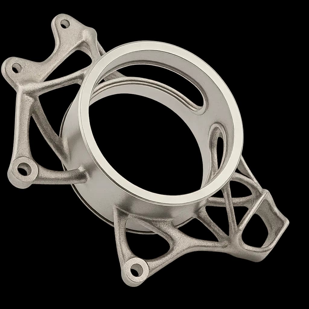 Aluminum AlSi10Mg lightweight components for aerospace applications