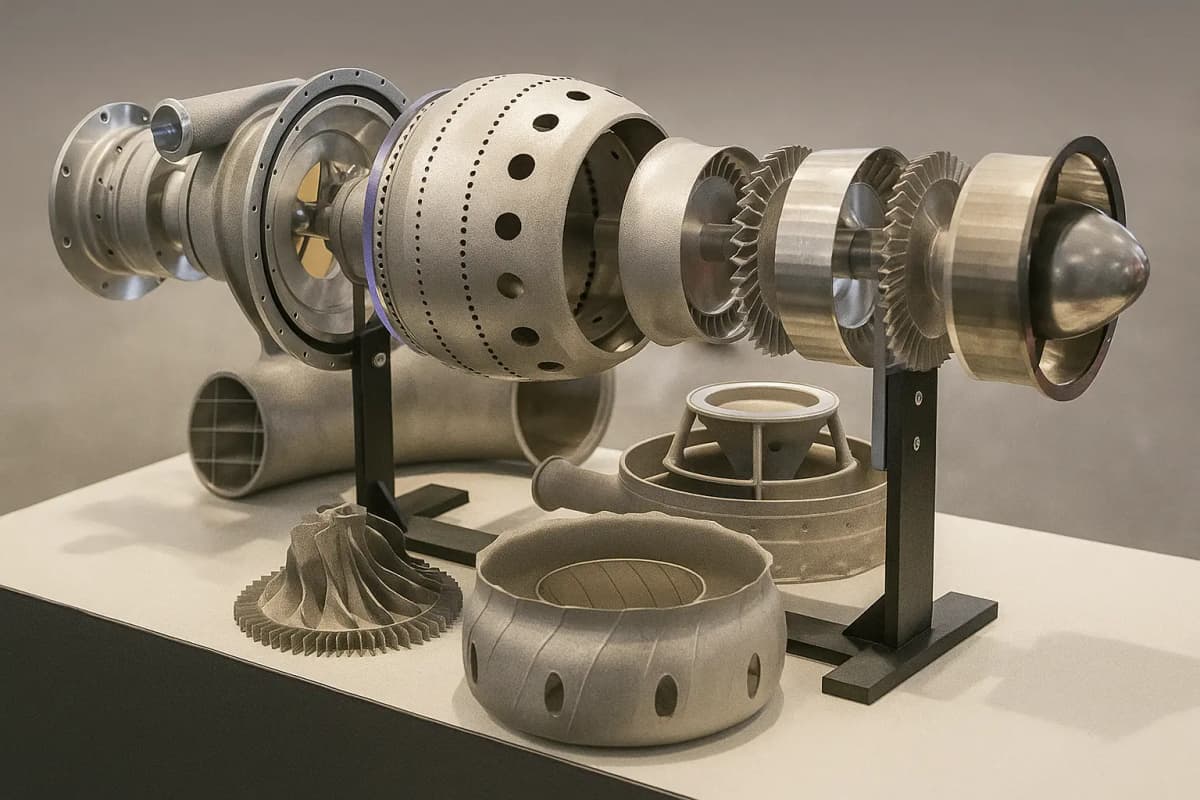 Stainless Steel 316L DMLS printed components