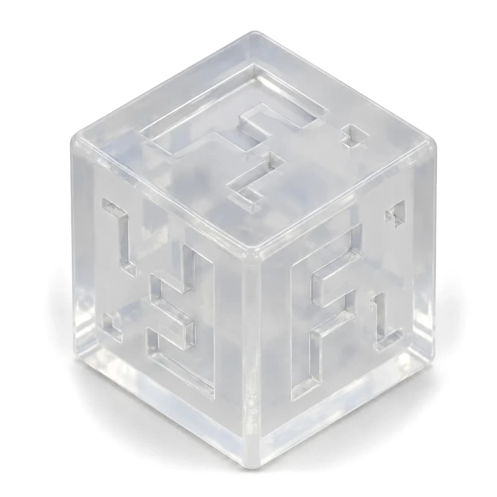 Forge Labs sample cube in SLA Accura ClearVue