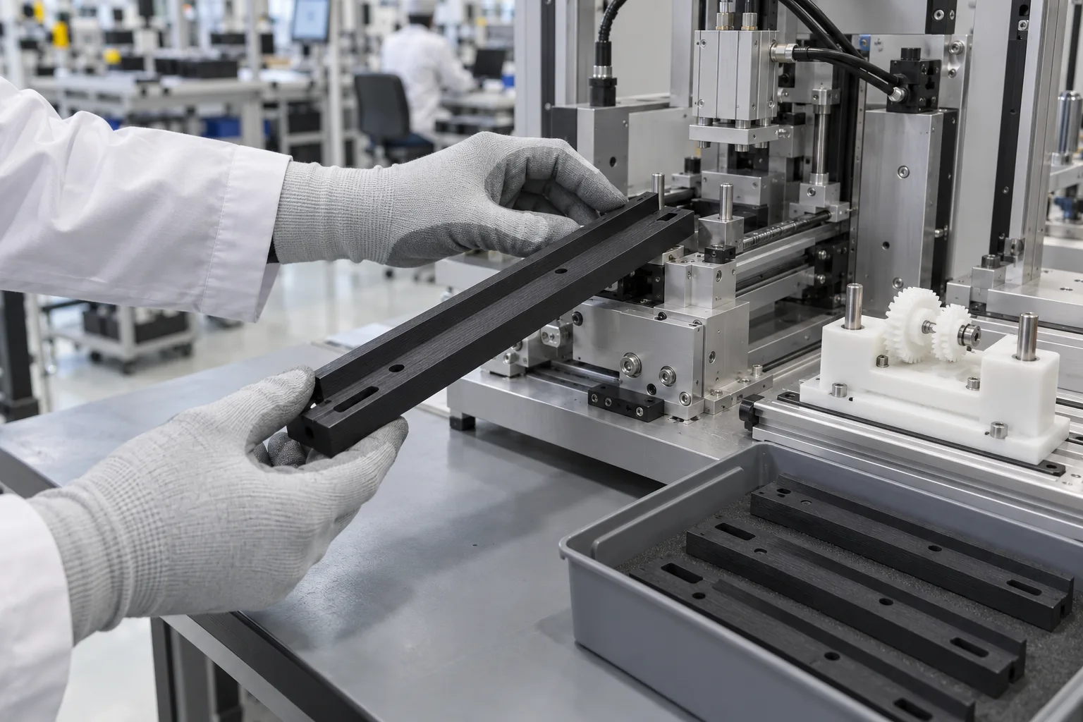 Printed assembly fixtures on an electronics assembly line
