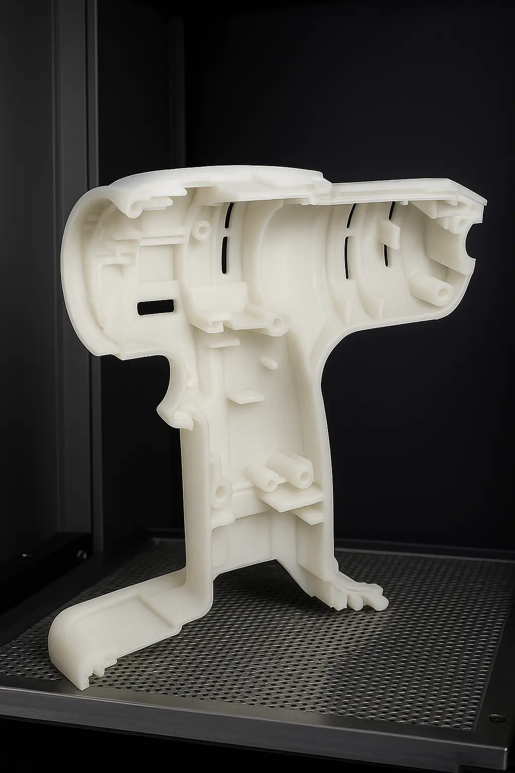 Accura Xtreme White 200 High-resolution SLA parts being manufactured with exceptional detail and surface quality