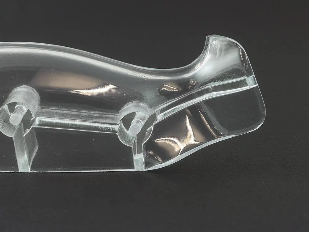 Accura ClearVue High clarity transparent parts demonstrating exceptional optical properties and surface quality