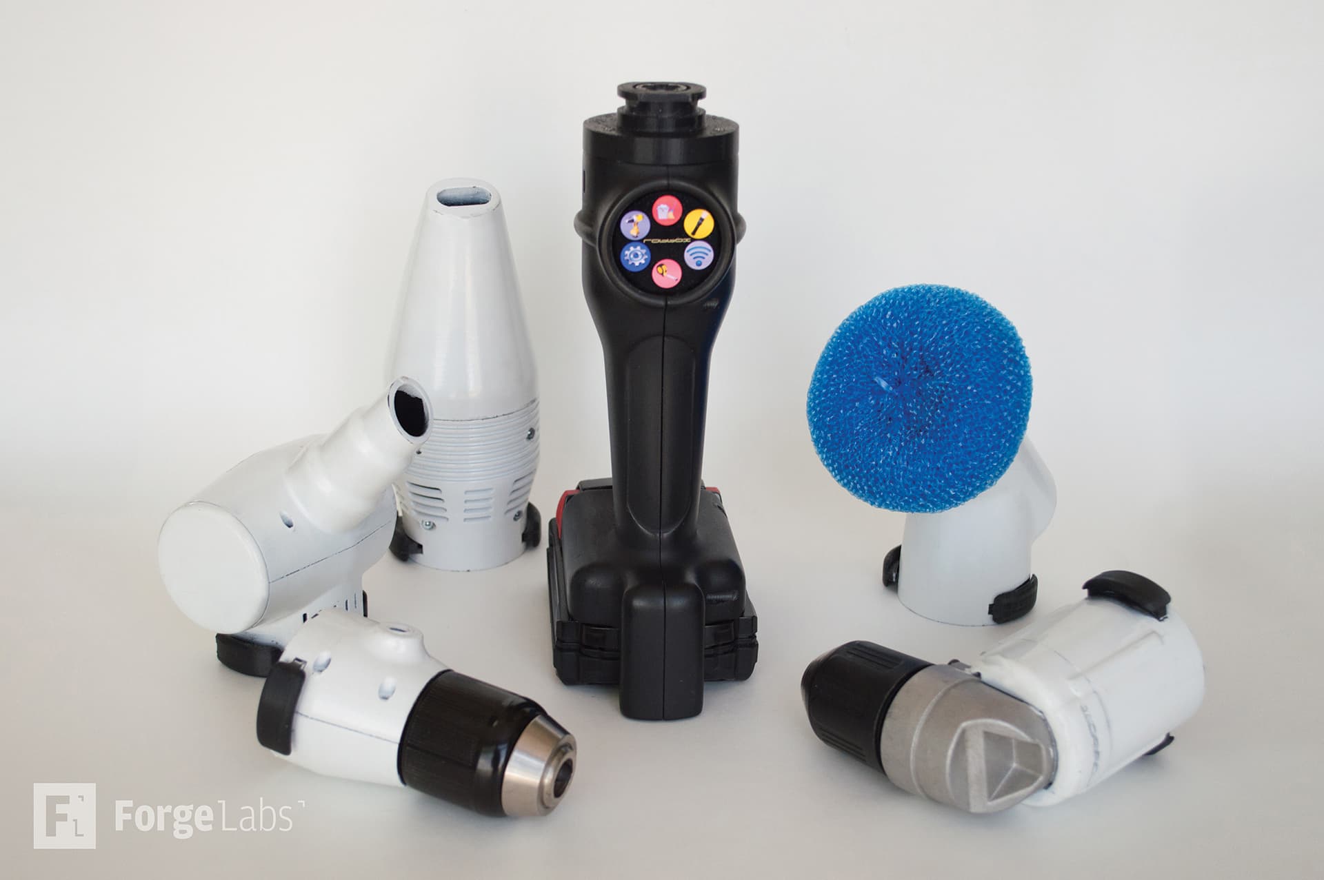 3D printed robotic driver with modular attachment system
