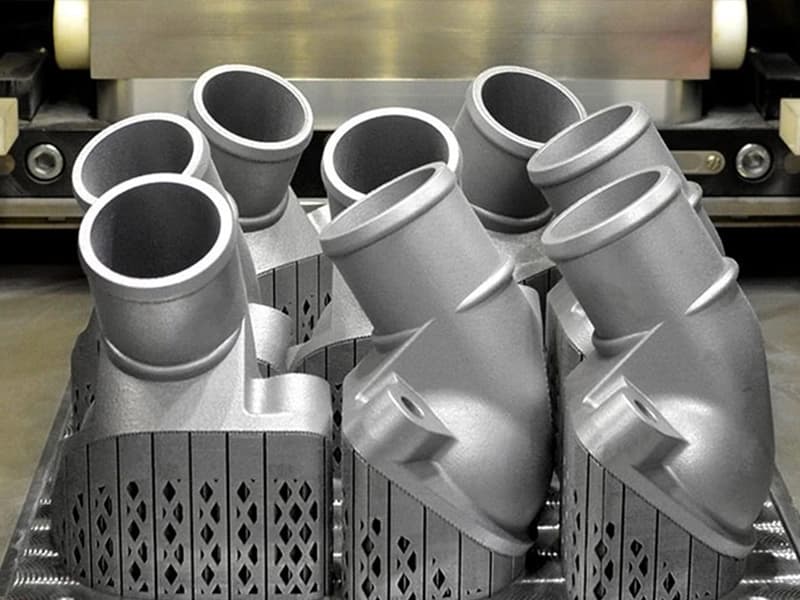 DMLS components demonstrating complex geometry for industrial applications