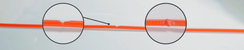 Laser-based quality control system monitoring filament diameter and consistency
