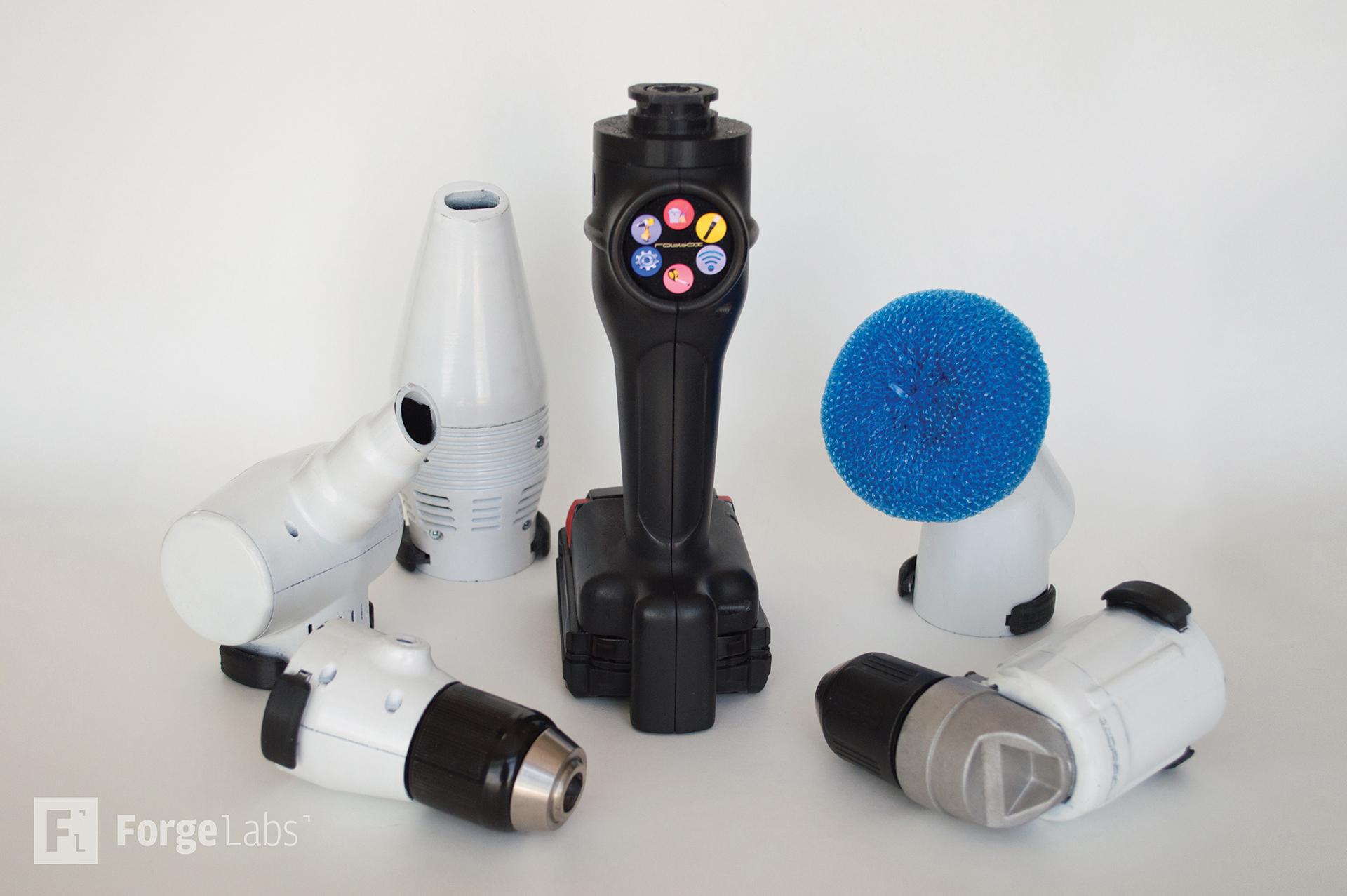 3D printed robotic driver with modular attachment system
