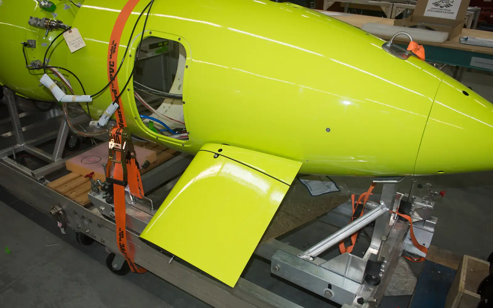 3D printed submarine fin component for marine applications