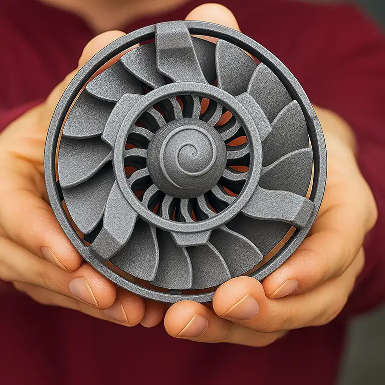 Titanium Ti-6Al-4V parts produced using DMLS technology